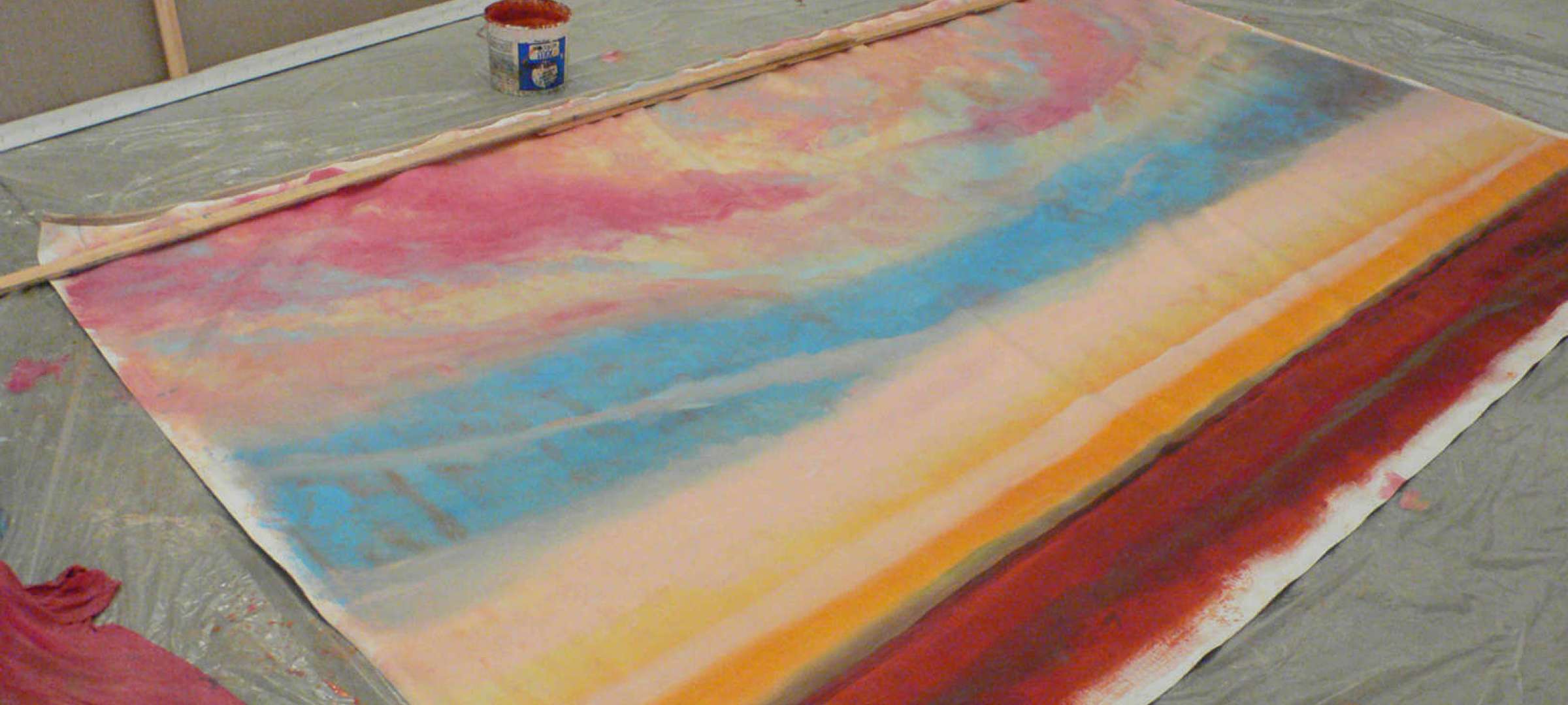Grossformat in Arbeit Grossformat in Arbeit